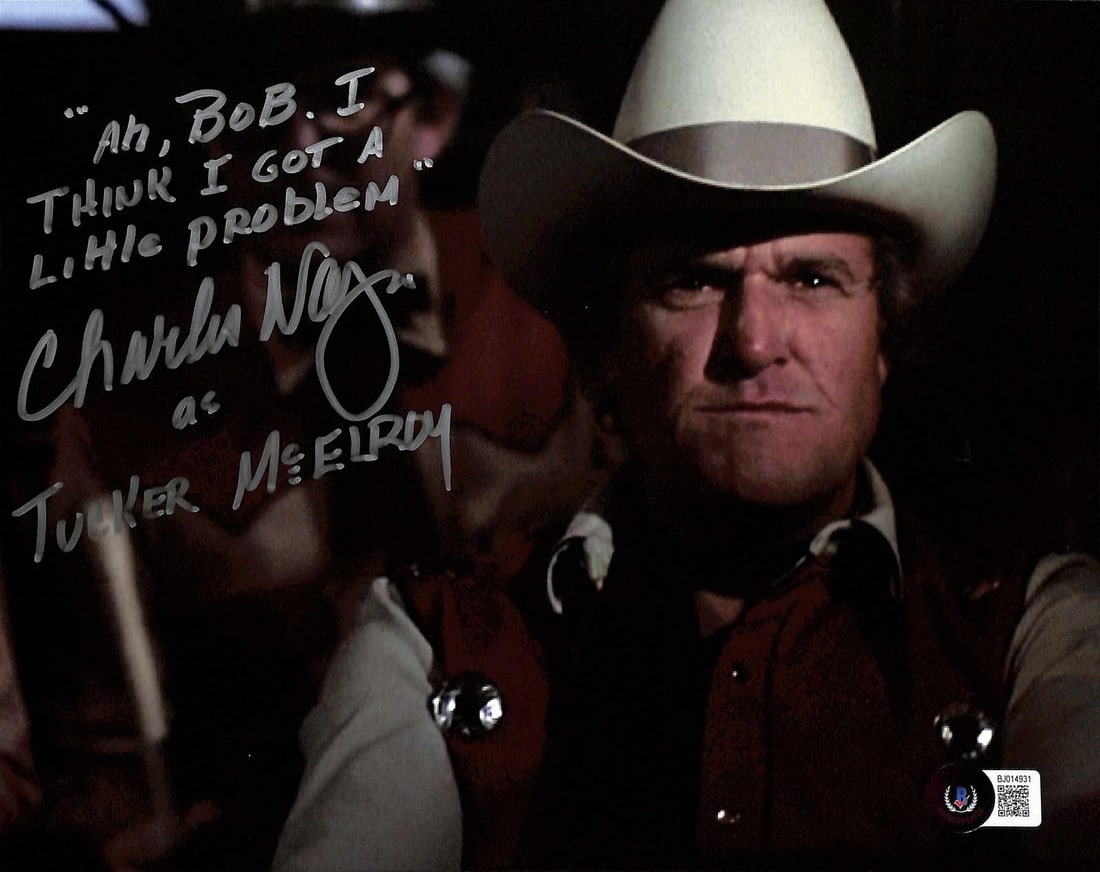Beckett Authenticated Charles Napier Blues Brothers 8x10 Signed Photo: Beckett Authenticated Charles Napier Blues Brothers 8x10 Signed Photo This is a signed 8x10 photograph featuring Charles Napier as Tucker McElroy from the classic comedy film The Blues Brothers. The p