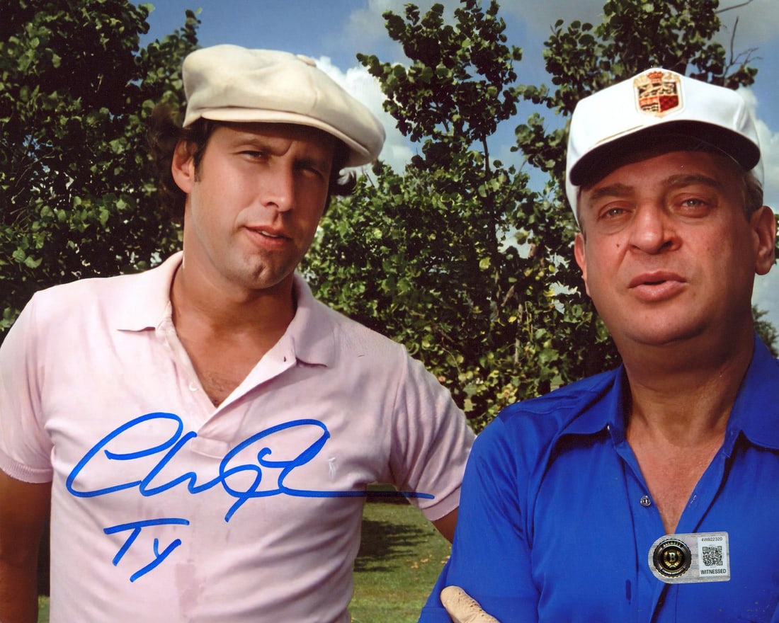 Chevy Chase signed Caddyshack 8x10 photo Ty inscription Beckett witnessed (1 of 1)