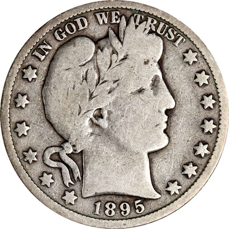 1895 S Barber Half Dollar Silver US Coin Choice+: 1895 S Barber Half Dollar Silver US Coin Choice+ 1895-S Barber Half Dollar in Choice+ pre-owned condition. This circulated coin is composed of silver and is uncertified. Specifications Item Type: Barb