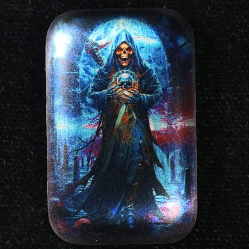 2025 2 Ounce Grim Reaper II Colorized Antique Silver Coin: 2025 2 Ounce Grim Reaper II Colorized Antique Silver Coin Introducing the 2025 2 Ounce Grim Reaper II in a stunning colorized antique finish. This exquisite piece is made from high-quality silver with