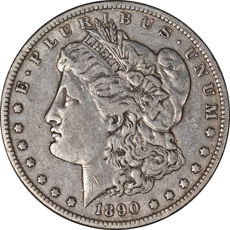 1890-O Silver Morgan Dollar Circulated United States Coin: 1890-O Silver Morgan Dollar Circulated United States Coin This 1890-O Morgan Silver Dollar is a beautifully circulated coin, perfect for any collector looking to enhance their set. Hand-selected from 