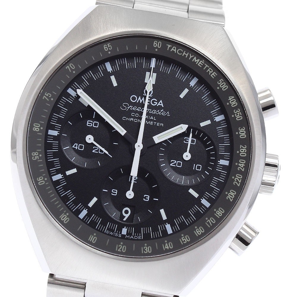 OMEGA Speedmaster Mark II Automatic Chronograph Watch Ref 327.10.43.50.01.001: OMEGA Speedmaster Mark II Automatic Chronograph Watch Ref 327.10.43.50.01.001 OMEGA Speedmaster Mark II Chronograph Automatic men's wristwatch, pre-owned and offered as watch only with no accessories.