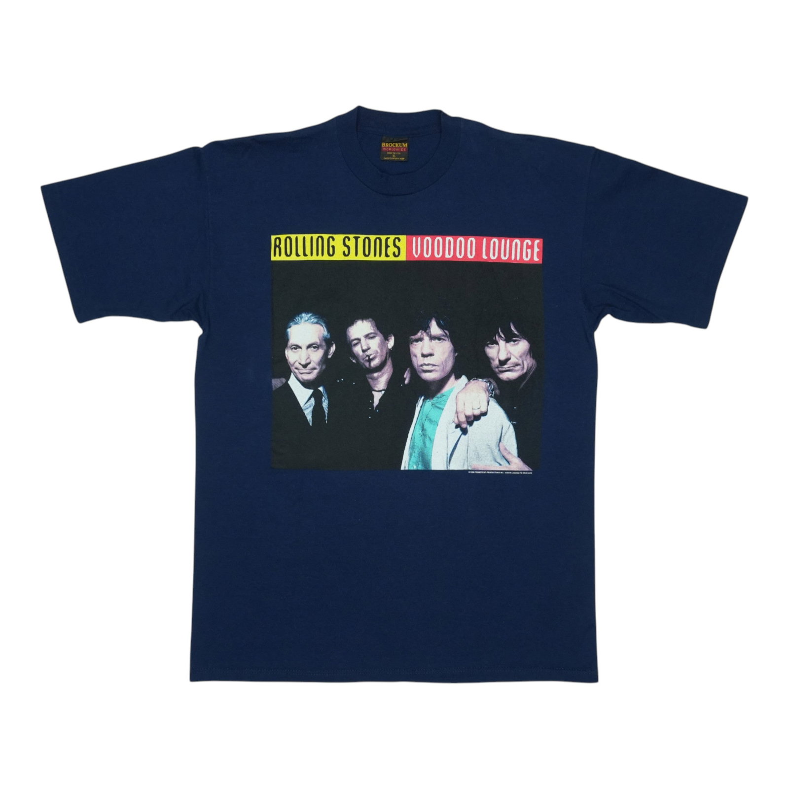 Vintage 1994 Voodoo Lounge Tour T-Shirt by Rolling Stones Blue Extra Large (1 of 6)