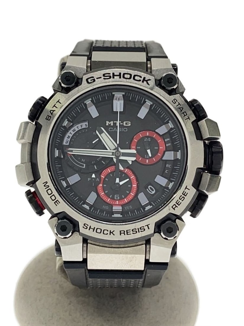 Casio G Shock MT G Solar Black MTG B3000 1AJF Wristwatch: Casio G Shock MT G Solar Black MTG B3000 1AJF Wristwatch This Casio G-SHOCK MT-G Series wristwatch, model MTG-B3000-1AJF, features a dual core guard structure and solar-powered functionality. Designed