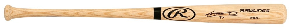 Vladimir Guerrero Jr Signed Rawlings Bat with Beckett Authentication: Vladimir Guerrero Jr Signed Rawlings Bat with Beckett Authentication This is a Vladimir Guerrero Jr. signed Rawlings blonde baseball bat, a must-have for any baseball fan or collector. The bat showcas