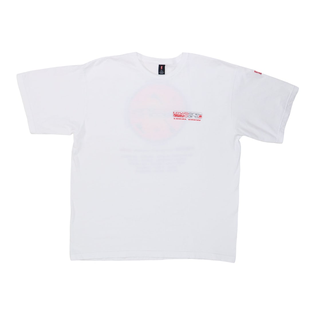 Vintage 1999 Sno-Core Tour Graphic Shirt by Levi's White Cotton XL: Vintage 1999 Sno-Core Tour Graphic Shirt by Levi's White Cotton XL This is an original vintage 1999 Levi's Sno-Core Tour shirt, featuring front and back graphics. The shirt is made of 100% cotton and 