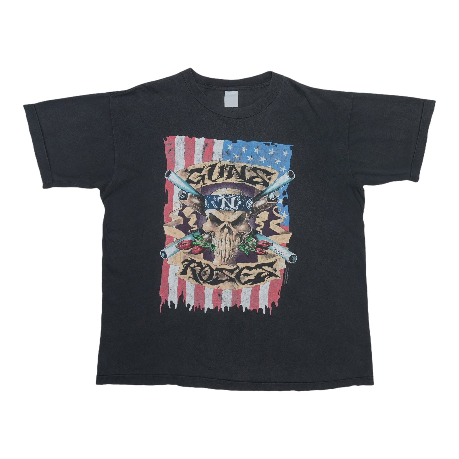 1991 Vintage Black Guns N Roses Tour Tee (1 of 7)