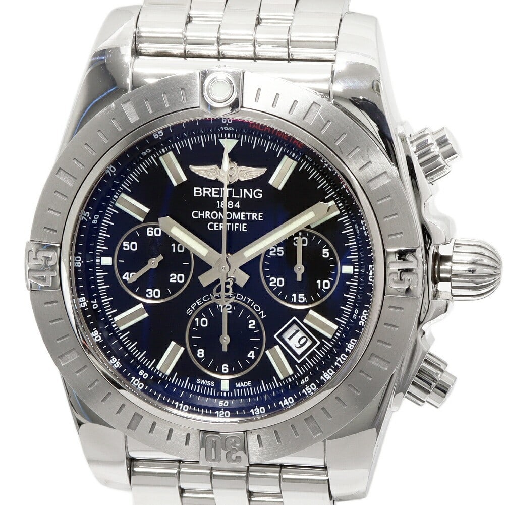 Breitling AB0115 Chronomat automatic mens stainless steel chronograph watch (1 of 6)
