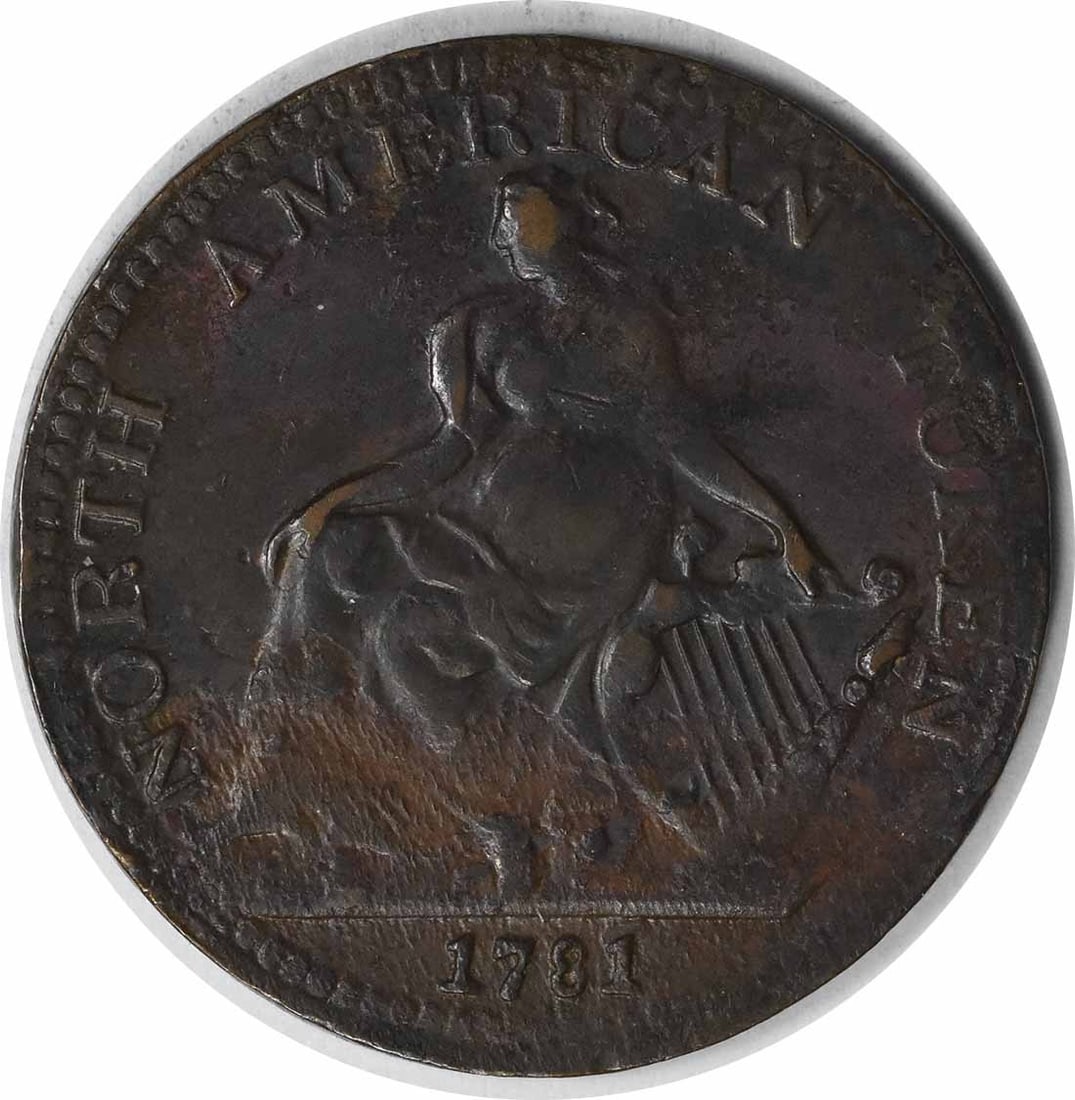 1781 Colonial Copper Token EF Uncertified North American (1 of 2)