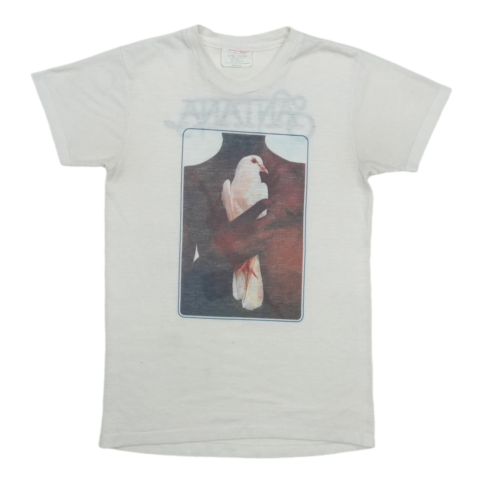 Vintage 1970s Santana White Cotton Poly Shirt (1 of 5)