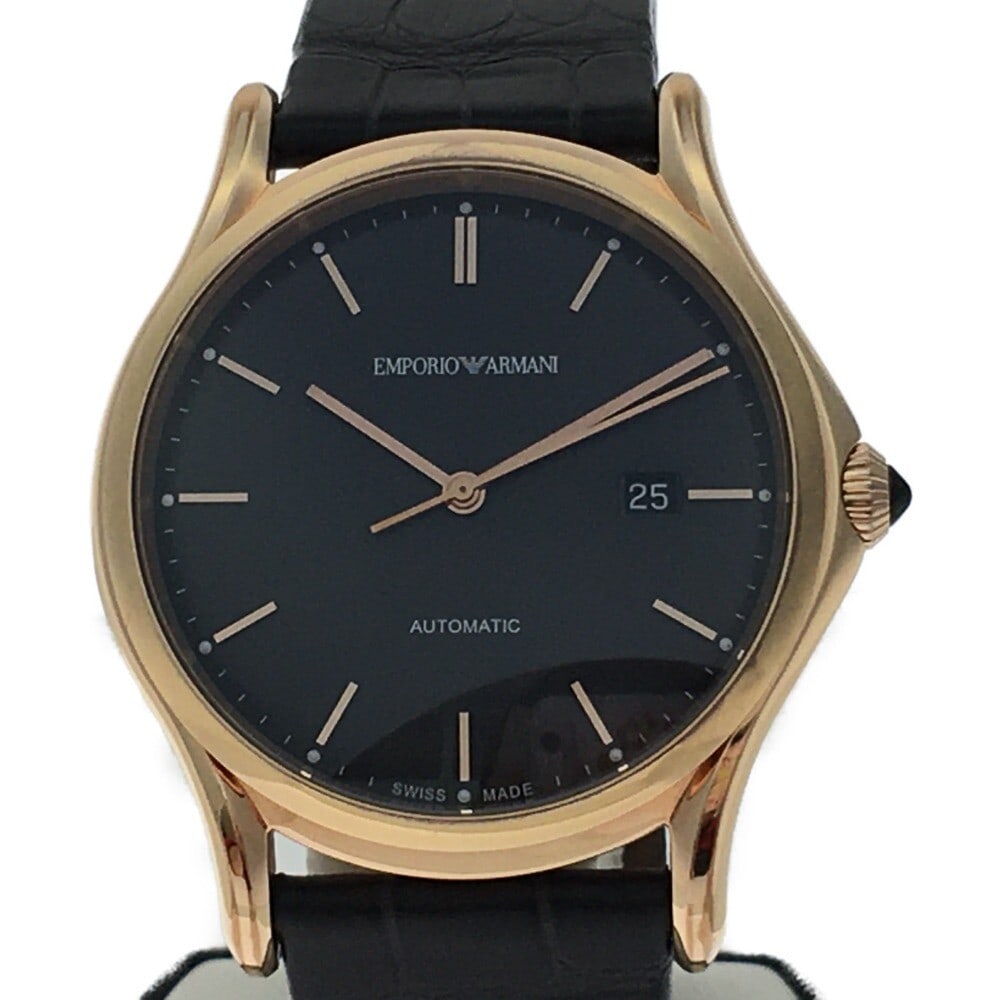EMPORIO ARMANI ARS3003 Men's Automatic Watch with Leather Band: EMPORIO ARMANI ARS3003 Men's Automatic Watch with Leather Band The EMPORIO ARMANI Classic ARS3003 Men's Watch is a sophisticated timepiece designed for the modern man. This stylish wristwatch features