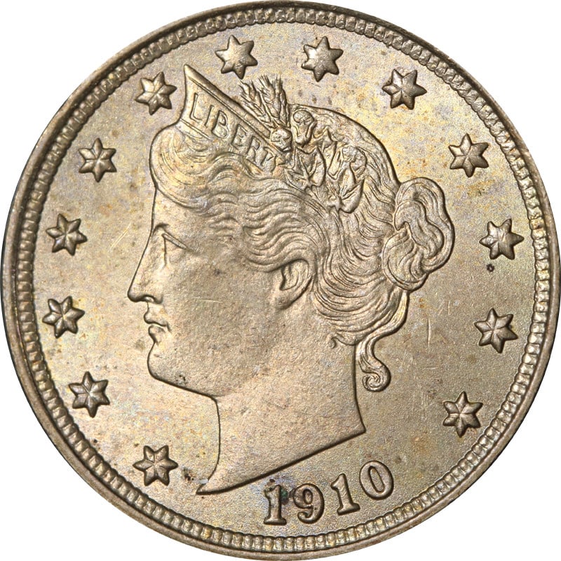 1910 United States Liberty V Nickel Uncertified Uncirculated: 1910 United States Liberty V Nickel Uncertified Uncirculated 1910 Liberty V Nickel in Choice+ uncirculated condition. This pre-owned coin is uncertified and composed of nickel. Specifications Item Typ