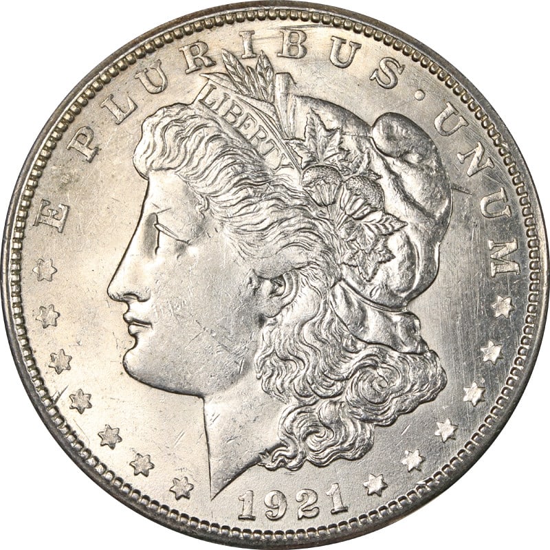 VAM 1B5 Thornhead Variety 1921-S Morgan Silver Dollar Coin: VAM 1B5 Thornhead Variety 1921-S Morgan Silver Dollar Coin This 1921-S Morgan Silver Dollar features the VAM 1B5, Thornhead variety. The coin is circulated and composed of silver with a fineness of 0.