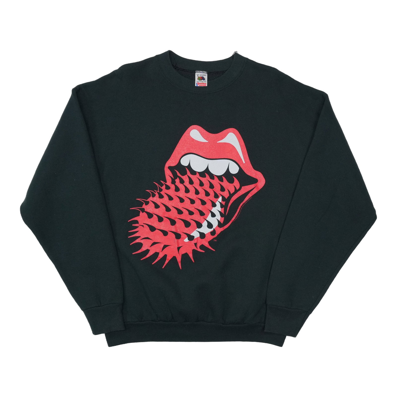 Black Cotton Blend Sweatshirt Rolling Stones Voodoo Lounge 1994 XL (1 of 5)
