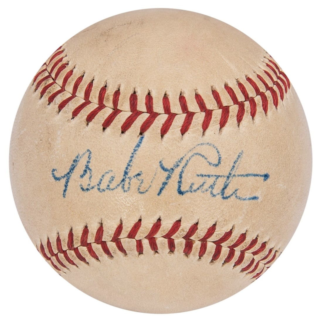 1940s Official National League Ford Frick Baseball Babe Ruth PSA DNA COA: 1940s Official National League Ford Frick Baseball Babe Ruth PSA DNA COA This is an original 1940s Official National League Ford Frick baseball, single signed by Babe Ruth. The ball features a bold bl
