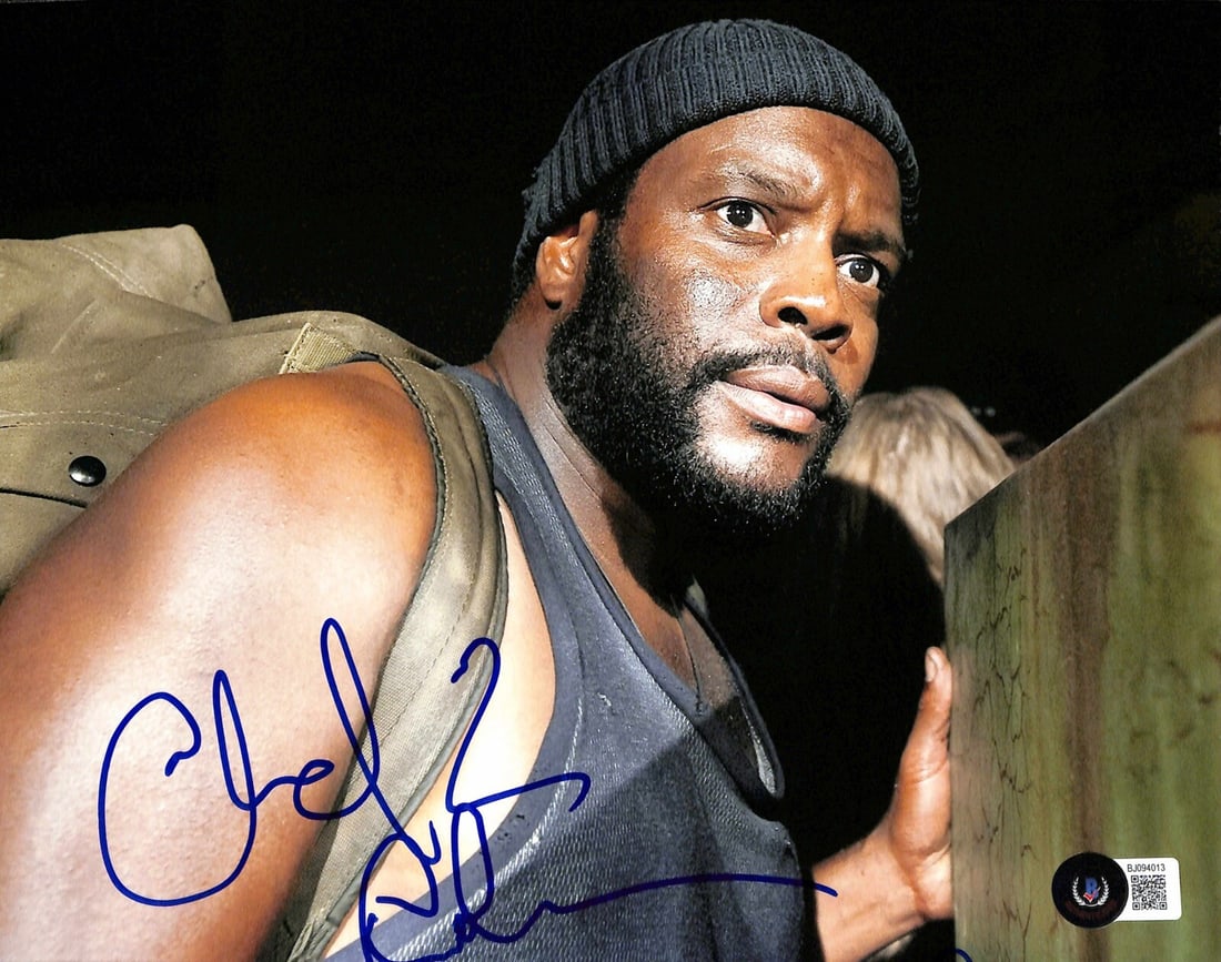 8x10 Photo Signed by Chad Coleman as Tyreese from The Walking Dead Beckett Authenticated: 8x10 Photo Signed by Chad Coleman as Tyreese from The Walking Dead Beckett Authenticated This is an original 8x10 color photograph signed by Chad Coleman, known for his role as Tyreese in the TV serie