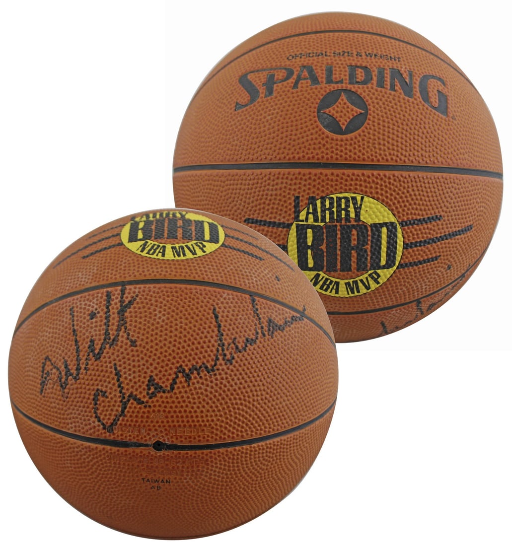 Spalding Basketball Signed by Wilt Chamberlain Lakers PSA DNA AO04398: Spalding Basketball Signed by Wilt Chamberlain Lakers PSA DNA AO04398 Authentic signed Spalding basketball personally autographed by Wilt Chamberlain of the Los Angeles Lakers. This original ball is a