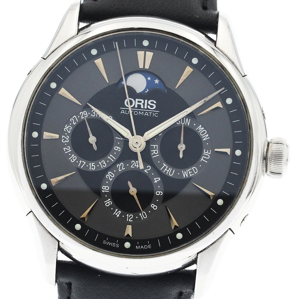 ORIS Artelier Complication Moon Phase Day Date 7592 Automatic Men's Watch (1 of 6)