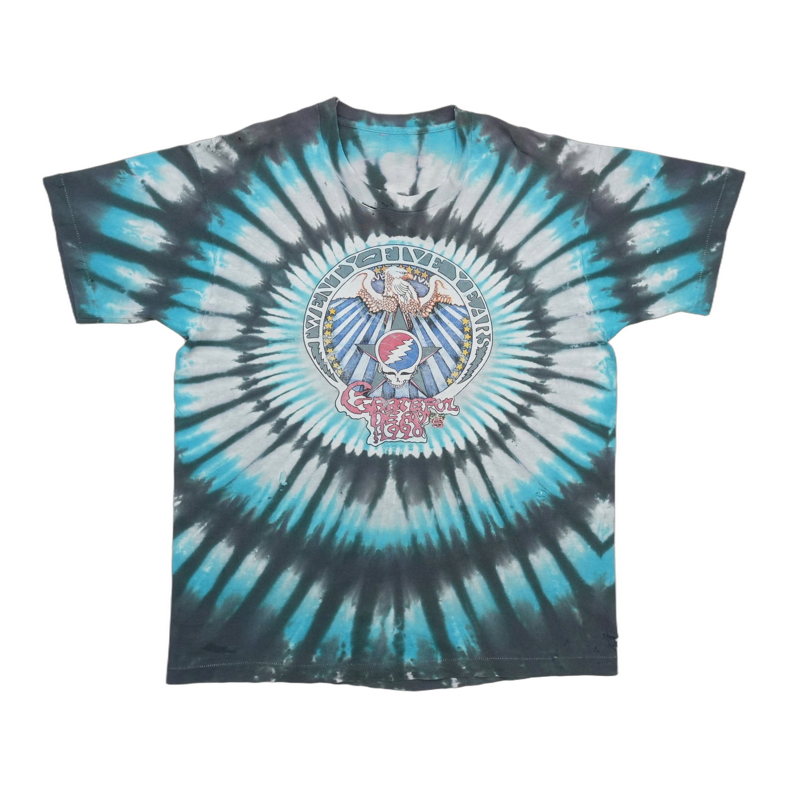 Vintage 1990s Grateful Dead 25th Anniversary Cotton Tee (1 of 8)