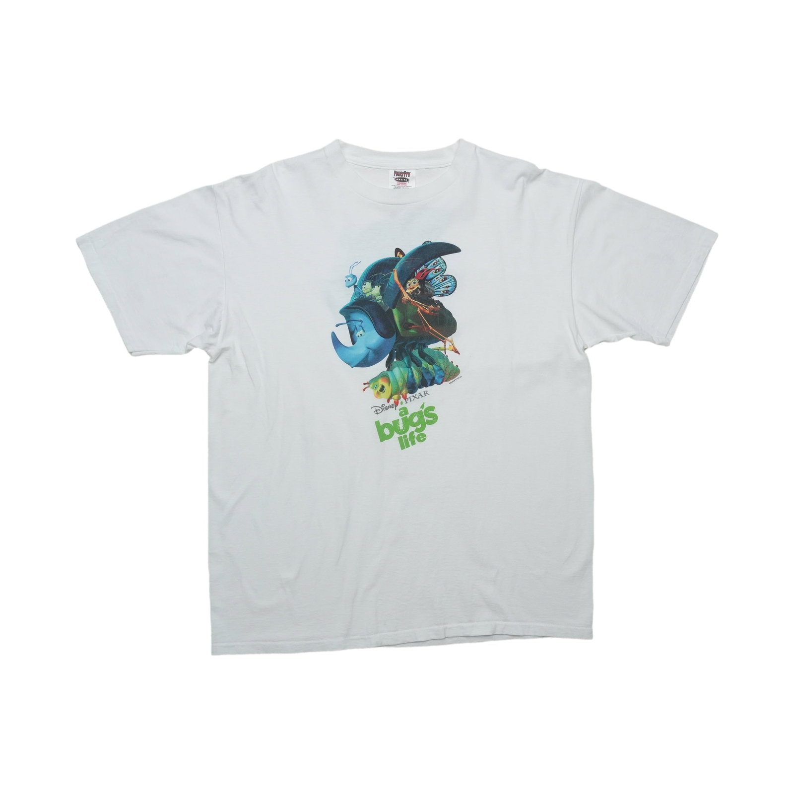 Vintage 1998 Disney Pixar A Bugs Life Cotton Shirt: Vintage 1998 Disney Pixar A Bugs Life Cotton Shirt This is an original vintage 1998 "A Bug's Life" Disney Pixar shirt. Featuring front and back graphics, this authentic 1990s piece is made from 100% c