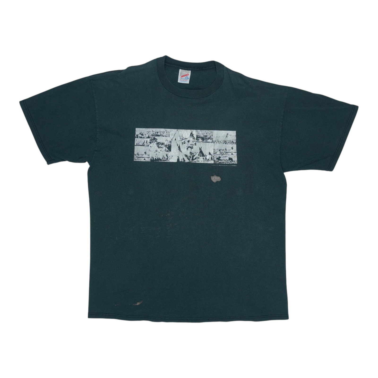 Vintage 1988 Black Neil Young Crazy Horse Tour T Shirt 100 Percent Cotton: Vintage 1988 Black Neil Young Crazy Horse Tour T Shirt 100 Percent Cotton This is an original vintage 1988 Neil Young Crazy Horse shirt featuring front and back graphics. The shirt is made from 100% c