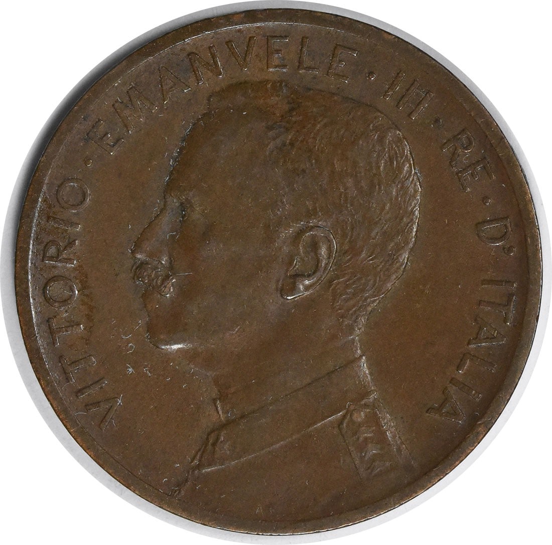 Italy 1908 Five Centesimi Coin Extremely Fine Uncertified: Italy 1908 Five Centesimi Coin Extremely Fine Uncertified This is a 1908 R Italy 5 Centesimi coin, graded as Extra Fine (XF). The coin is circulated and uncertified, originating from Italy. It is pre-