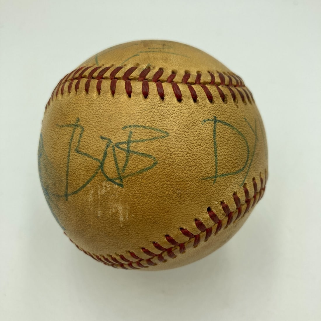 Rare Bob Dylan Signed American League Baseball JSA COA Inscribed To Margie (1 of 9)