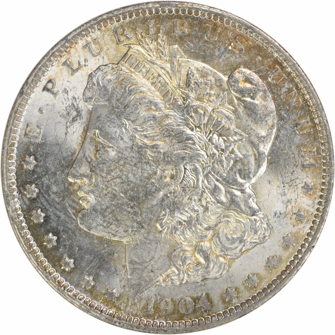 Uncirculated 1904 O Morgan Dollar Silver Coin Brilliant BU Condition: Uncirculated 1904 O Morgan Dollar Silver Coin Brilliant BU Condition This 1904-O Morgan Silver Dollar is an uncirculated, uncertified coin featuring brilliant uncirculated (BU) grade. Minted in New Or