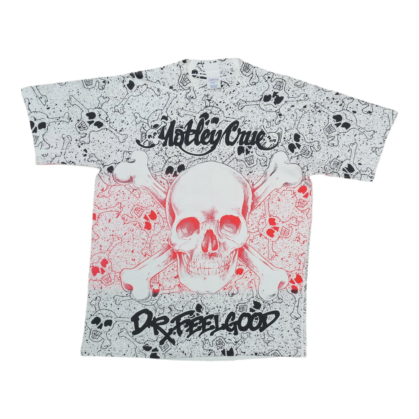 Vintage 1989 Motley Crue Dr Feelgood Cotton Shirt Large: Vintage 1989 Motley Crue Dr Feelgood Cotton Shirt Large This is an original vintage 1989 Motley Crue Dr. Feelgood shirt, not a modern reproduction. The shirt is in excellent condition with no holes or