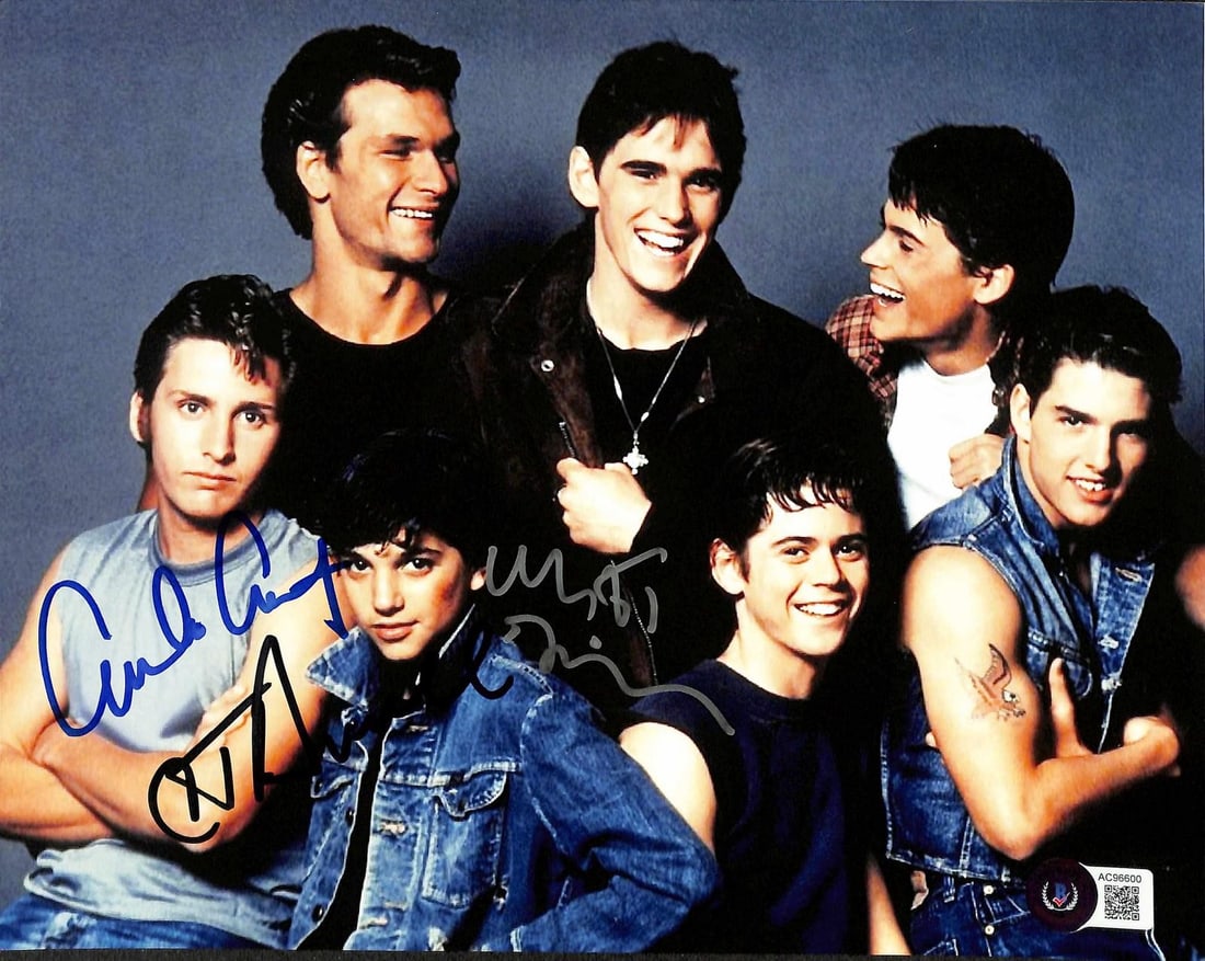 Beckett LOA Outsiders cast signed 8x10 photo (1 of 1)