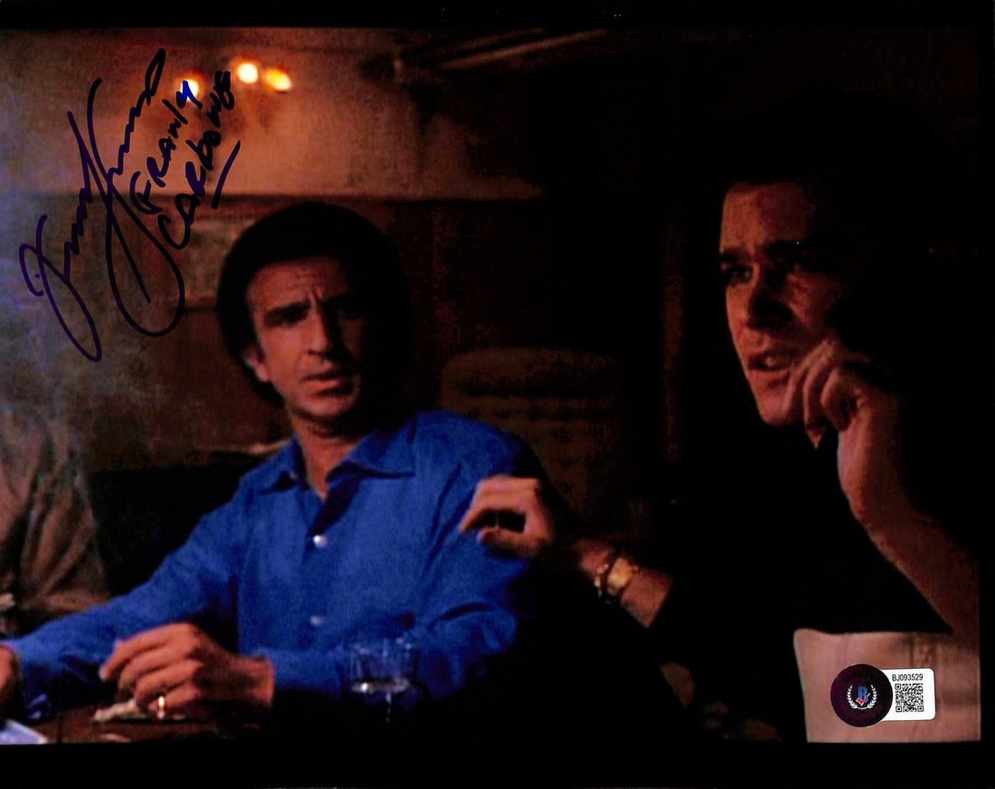 Beckett Authenticated Frank Sivero Goodfellas 8x10 Signed Photo Franky Carbone: Beckett Authenticated Frank Sivero Goodfellas 8x10 Signed Photo Franky Carbone This 8x10 photograph from the film Goodfellas is hand-signed by actor Frank Sivero and inscribed with his character's nam