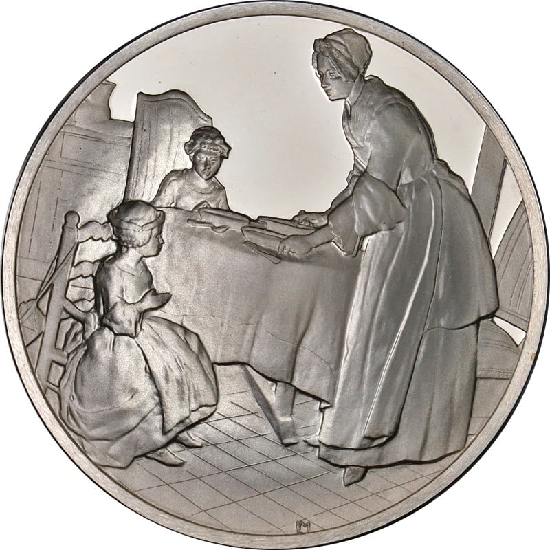 Sterling Silver Treasures of the Louvre The Blessing 1972 Uncertified: Sterling Silver Treasures of the Louvre The Blessing 1972 Uncertified This exquisite piece from the Treasures of the Louvre collection features .925 fine sterling silver, weighing approximately 39 gra