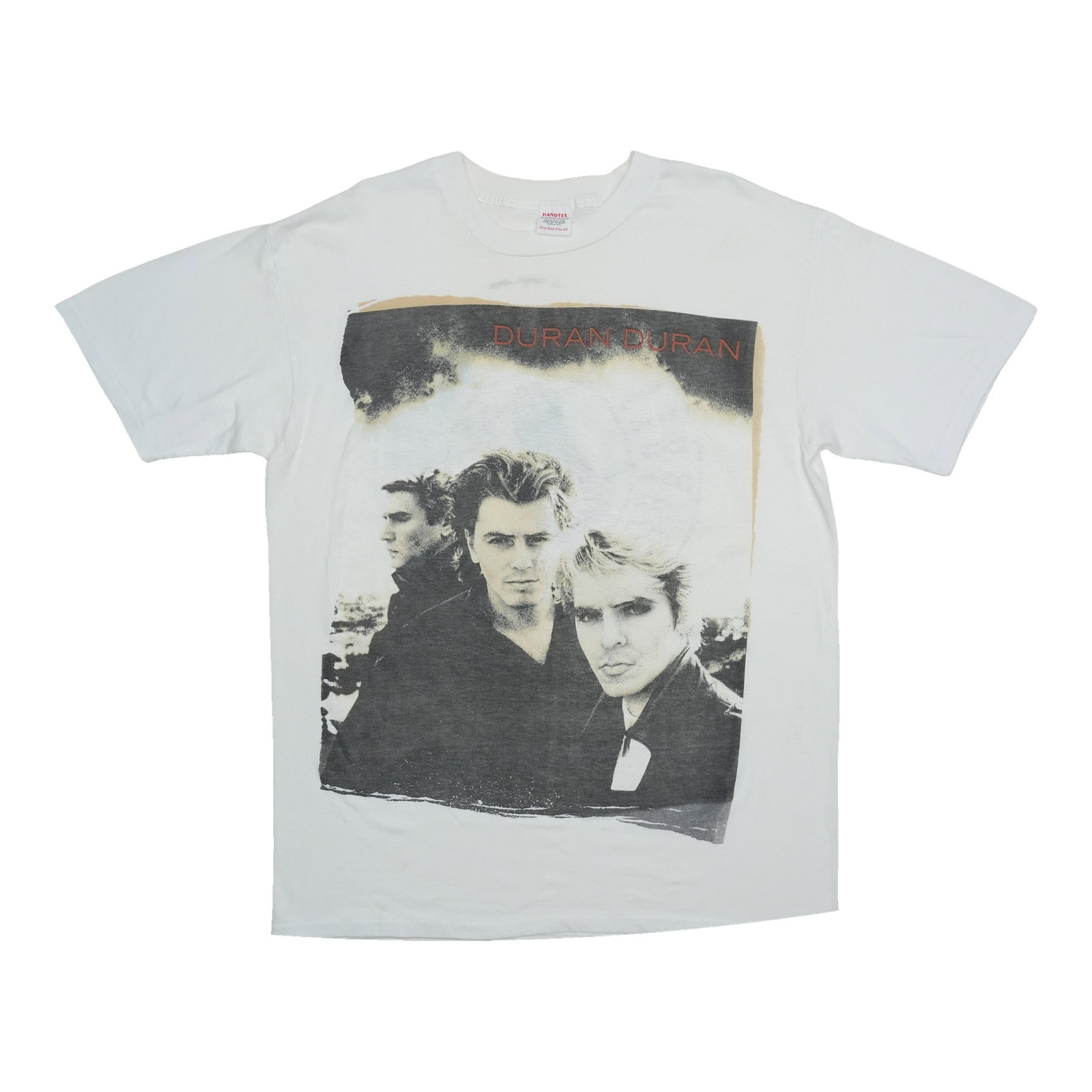 Vintage 1987 Duran Duran Tour Shirt Strange Behaviour White (1 of 6)