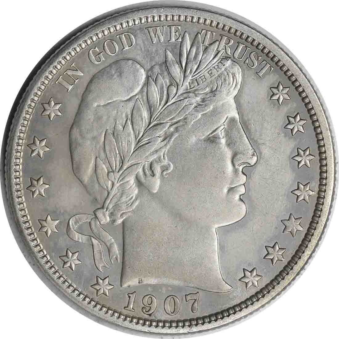 1907 D United States Barber Half Dollar Silver AU Uncertified: 1907 D United States Barber Half Dollar Silver AU Uncertified 1907-D Barber silver half dollar in AU slider condition. This pre-owned coin is uncertified and circulated. Specifications Item Type: Coin