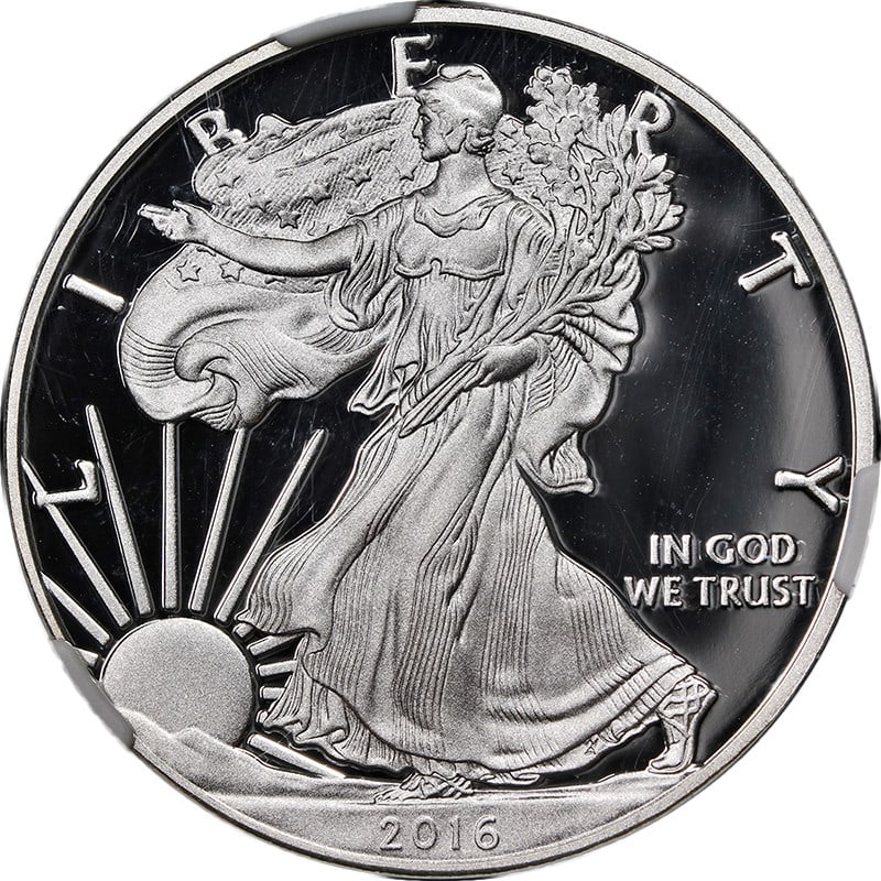 2016-W Silver American Eagle $1 NGC PF70 Ultra Cameo 30th Anniversary (1 of 4)