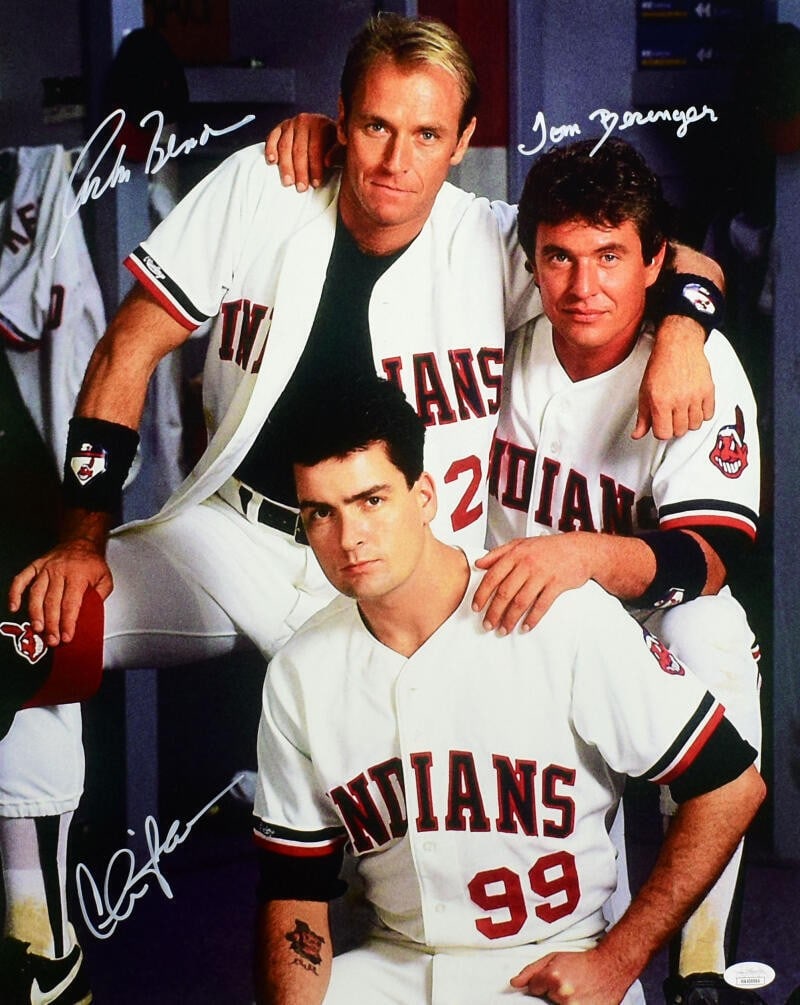 Major League 16x20 Photo Signed by Sheen Berenger Bernsen JSA (1 of 9)