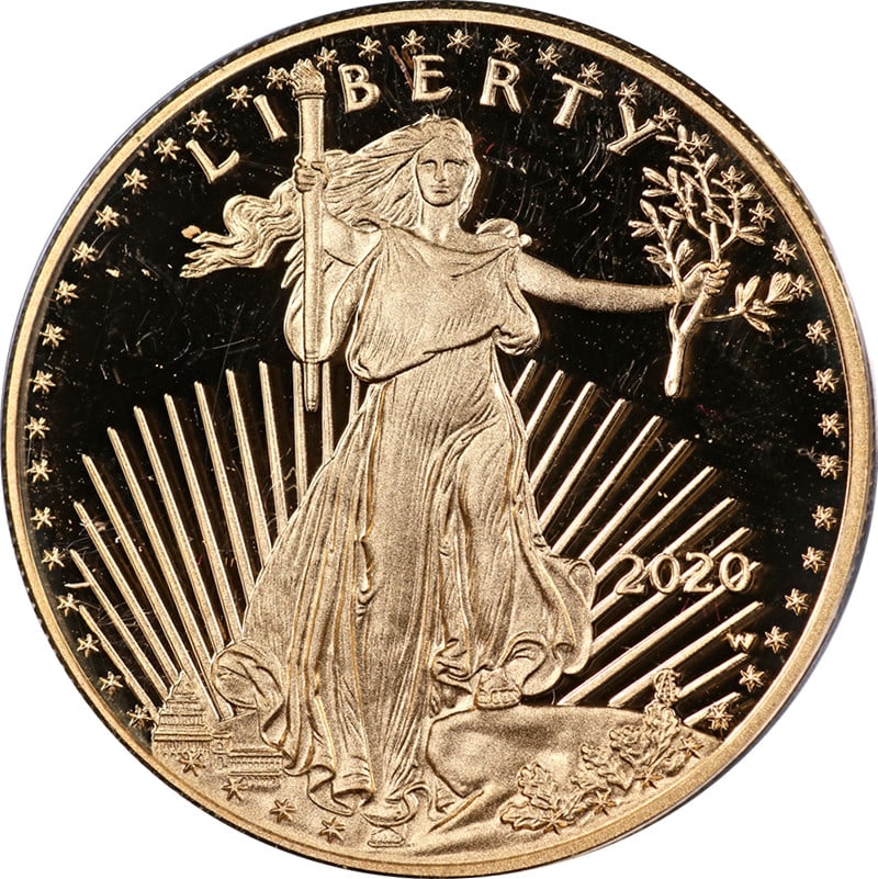 2020 American Eagle 1 Ounce Gold Proof $50 OGP COA (1 of 3)