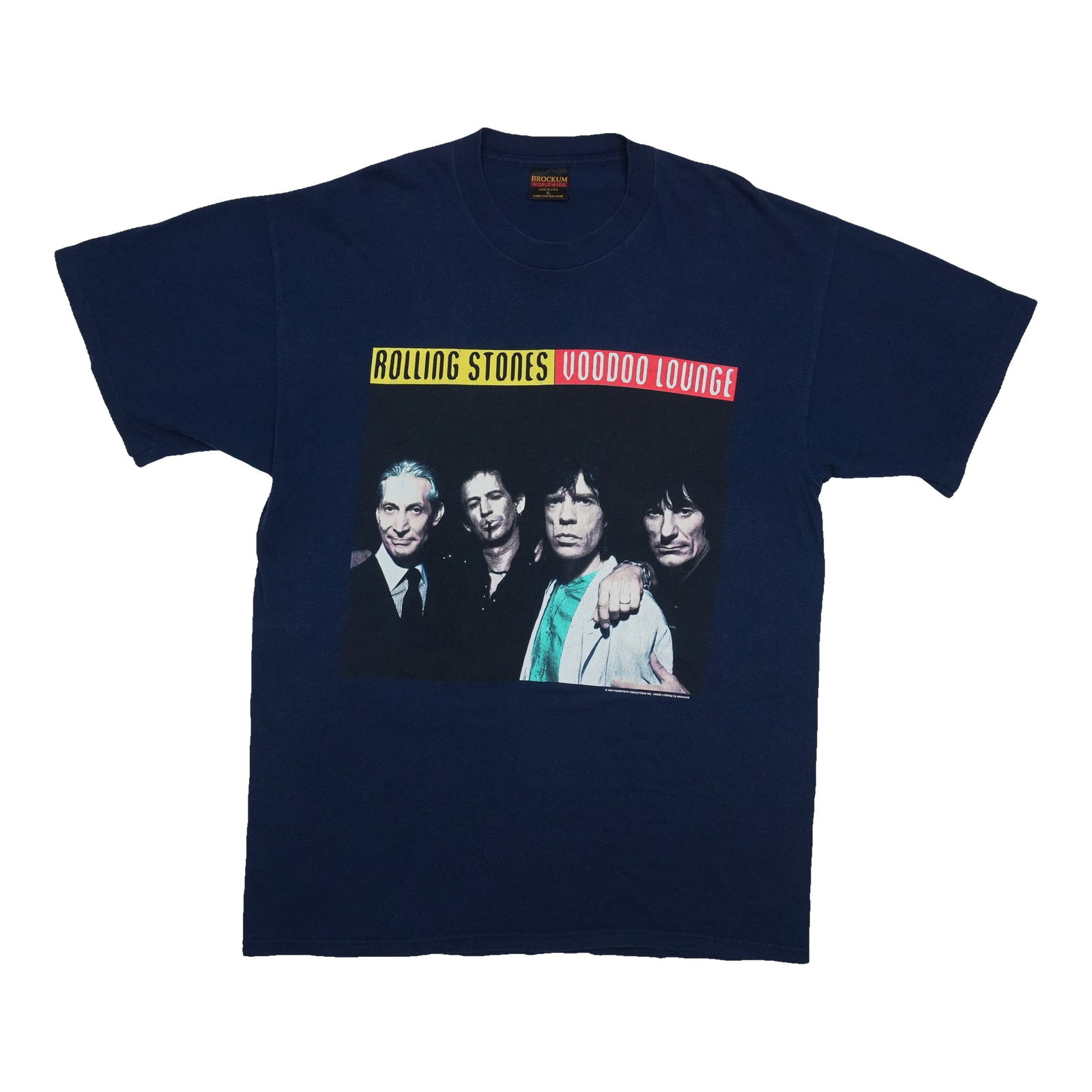 Navy 1994 Rolling Stones Voodoo Lounge Cotton Tour T Shirt XL: Navy 1994 Rolling Stones Voodoo Lounge Cotton Tour T Shirt XL Original vintage 1994 Rolling Stones Voodoo Lounge Tour shirt. This is a true vintage shirt, not a modern reproduction. It is in good cond