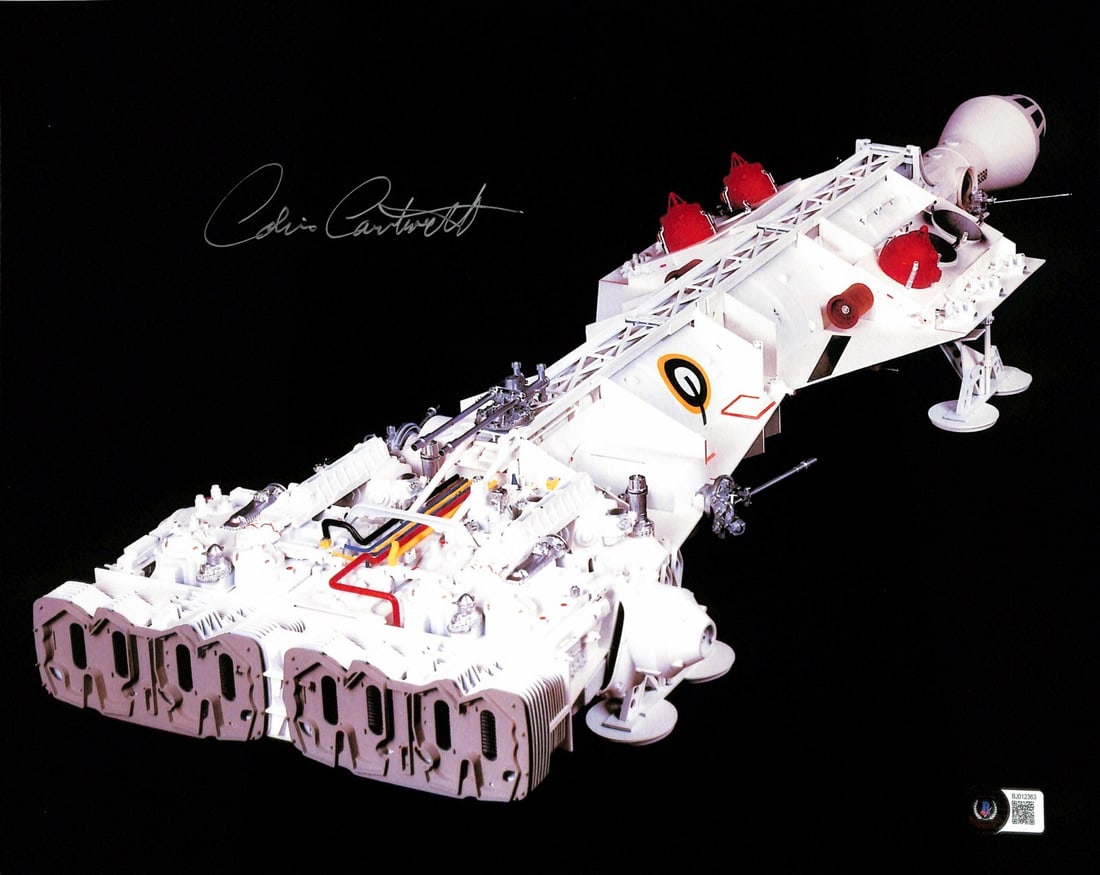 Colin Cantwell Star Wars Concept Artist Signed 11x14 Photo Beckett Authenticated: Colin Cantwell Star Wars Concept Artist Signed 11x14 Photo Beckett Authenticated This stunning 11x14 color photograph features the iconic Blockade Runner from Star Wars, beautifully signed in silver p