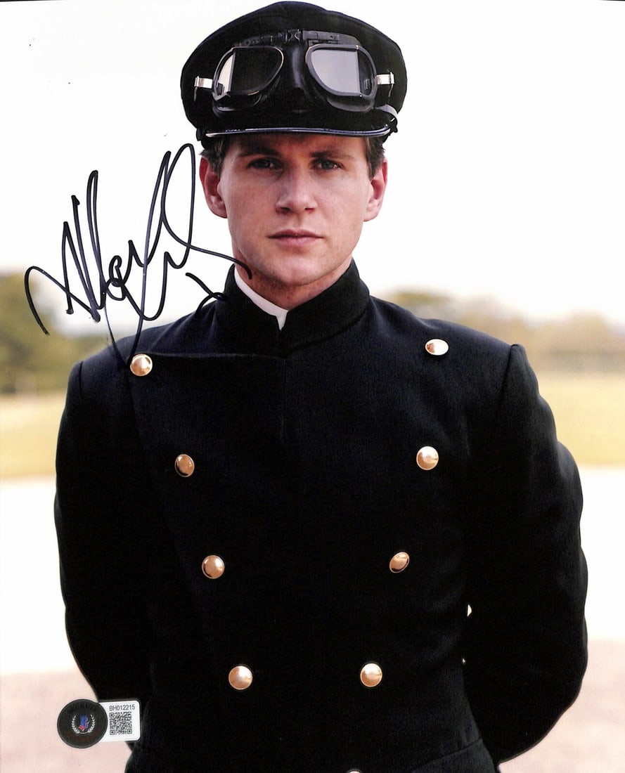 Allen Leech Autographed 8x10 Photo as Tom Branson with Beckett Authentication: Allen Leech Autographed 8x10 Photo as Tom Branson with Beckett Authentication This is an 8x10 color photograph signed by Allen Leech, known for his role as Tom Branson in the TV drama Downton Abbey. T