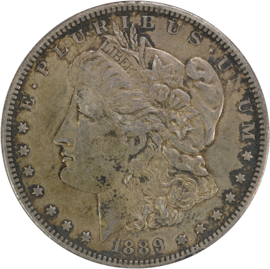 1889-O Morgan Silver Dollar Uncertified Coin by George T. Morgan (1 of 2)