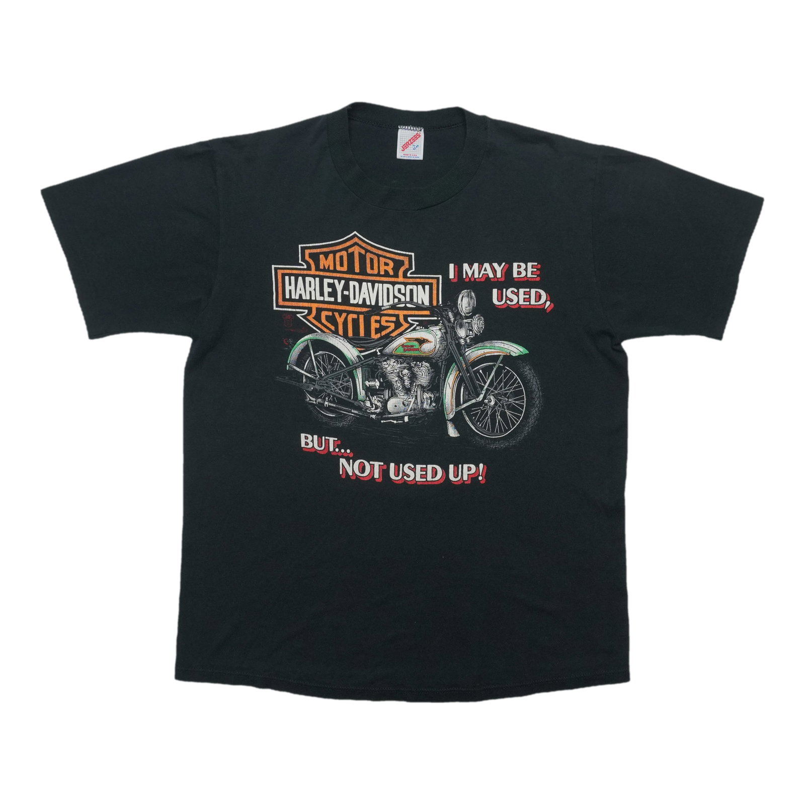 Vintage Harley Davidson Black 1980s Graphic Shirt Large (1 of 6)