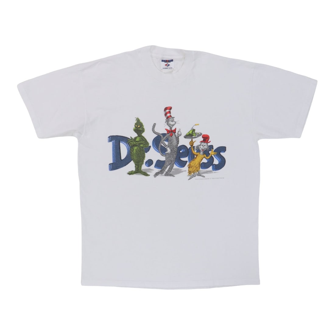 Vintage 1999 Dr Seuss White Cotton Shirt Featuring Classic Characters (1 of 5)