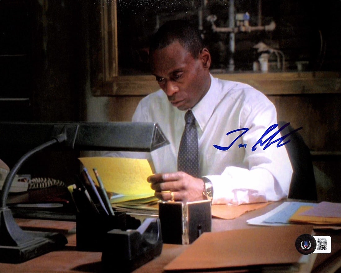 Lance Reddick Signed 8x10 Photo Cedric Daniels The Wire Beckett Authenticated (1 of 1)