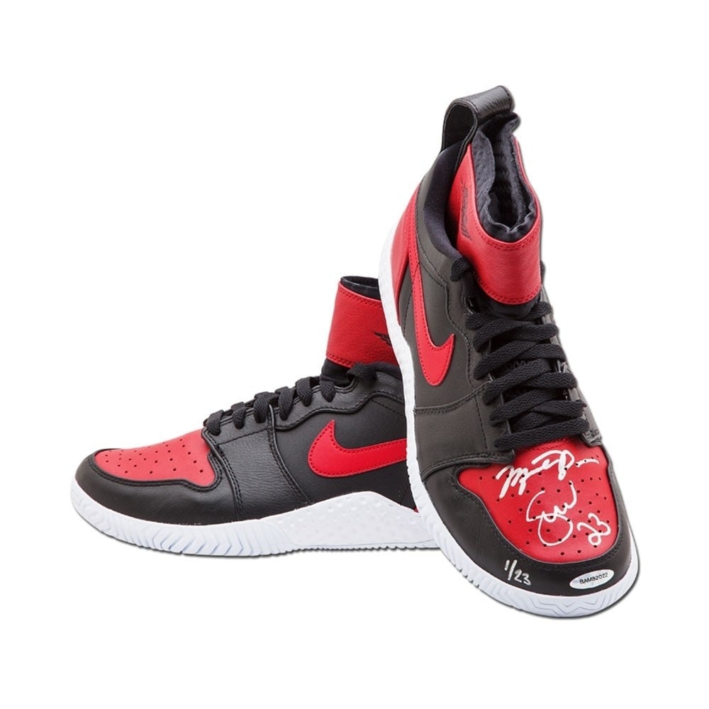 Michael Jordan Serena Williams Signed Nike Court Flare Shoes Limited Edition #/23 (1 of 4)