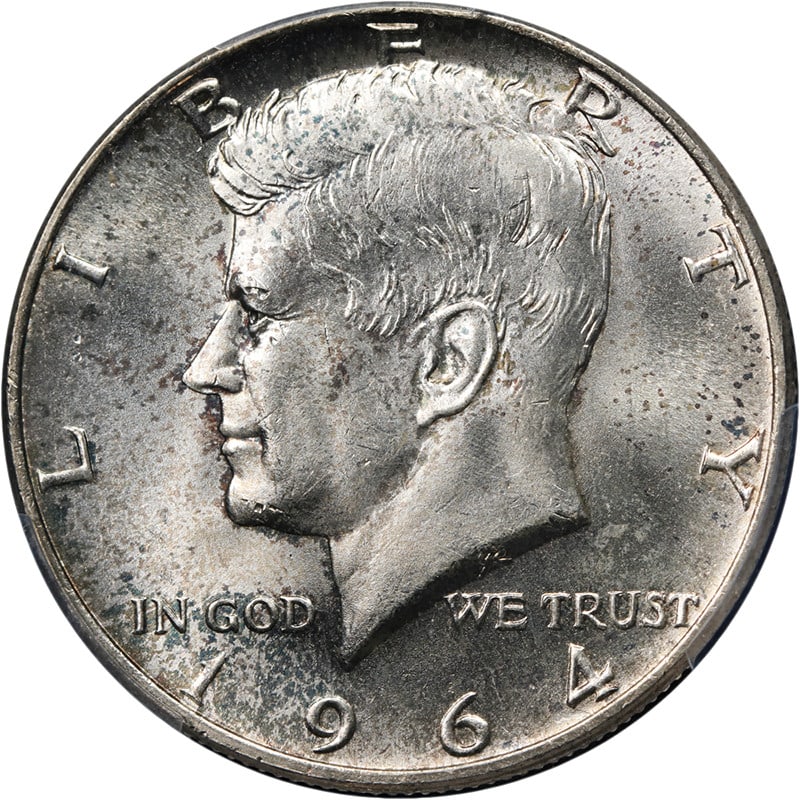 PCGS MS64 1964 P Kennedy Half Dollar FS-102 DDO Silver Coin: PCGS MS64 1964 P Kennedy Half Dollar FS-102 DDO Silver Coin Original 1964-P Kennedy Half Dollar DDO FS-102 certified by PCGS and graded MS64. This uncirculated silver coin has nice luster, a nice stri