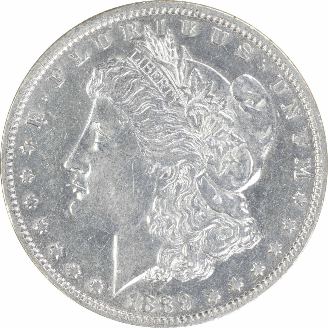 AU 1889 O Morgan Silver Dollar $1 Uncertified (1 of 2)