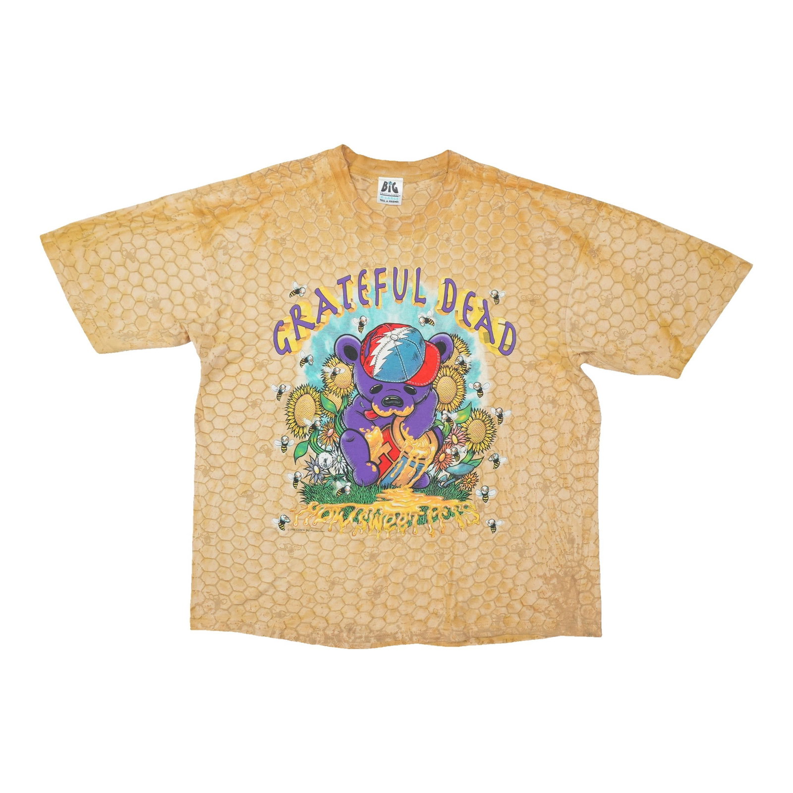 Vintage 1995 Grateful Dead How Sweet It Is Orange T Shirt XL: Vintage 1995 Grateful Dead How Sweet It Is Orange T Shirt XL Original vintage 1995 Grateful Dead How Sweet It Is shirt in orange. This is a true vintage shirt, not a modern reproduction. It is in exce