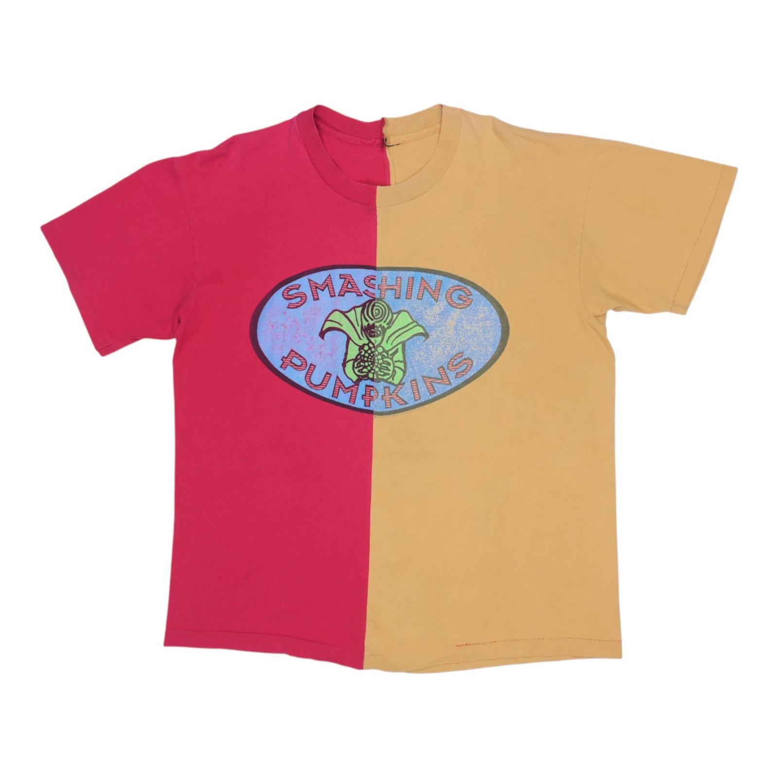 Vintage 1994 Lost Colors Smashing Pumpkins One-Off Color Change Red T-Shirt (1 of 3)