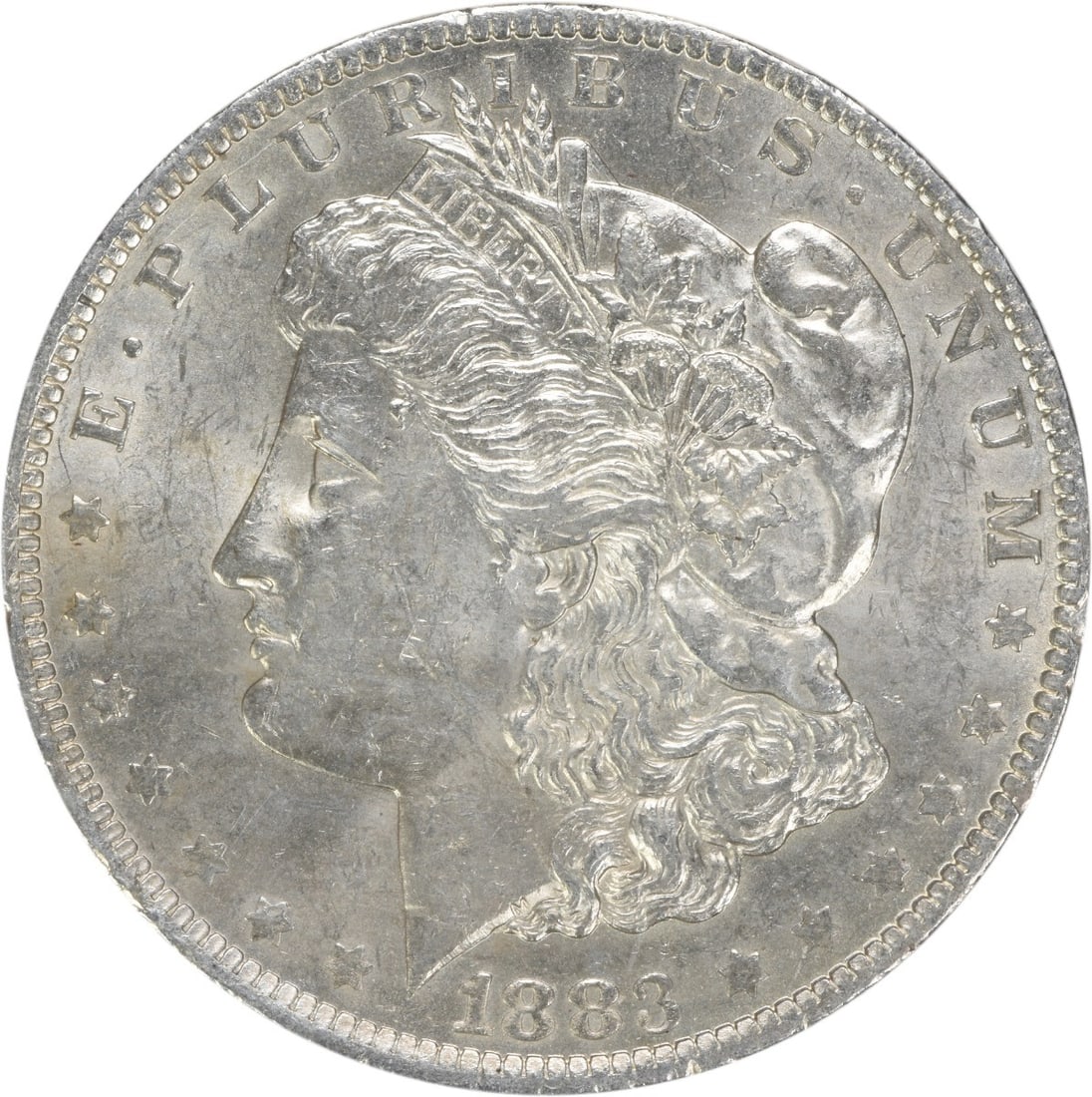 Uncirculated 1883 O Silver Dollar Morgan BU New Orleans Mint: Uncirculated 1883 O Silver Dollar Morgan BU New Orleans Mint This is an uncirculated 1883-O Morgan Silver Dollar from the United States, featuring a brilliant uncirculated (BU) grade. The coin is comp